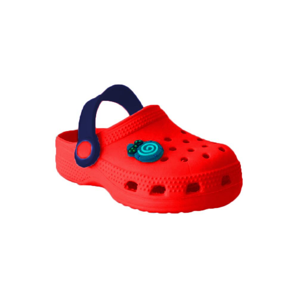 Kırmızı Emojili Ortopedik Unisex Sandalet/Terlik