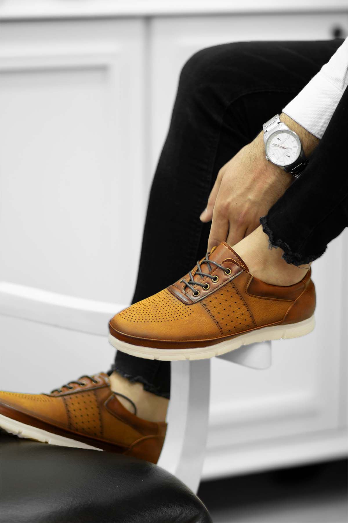 Taba Jel Taban Erkek Günlük Klasik Ayakkabı