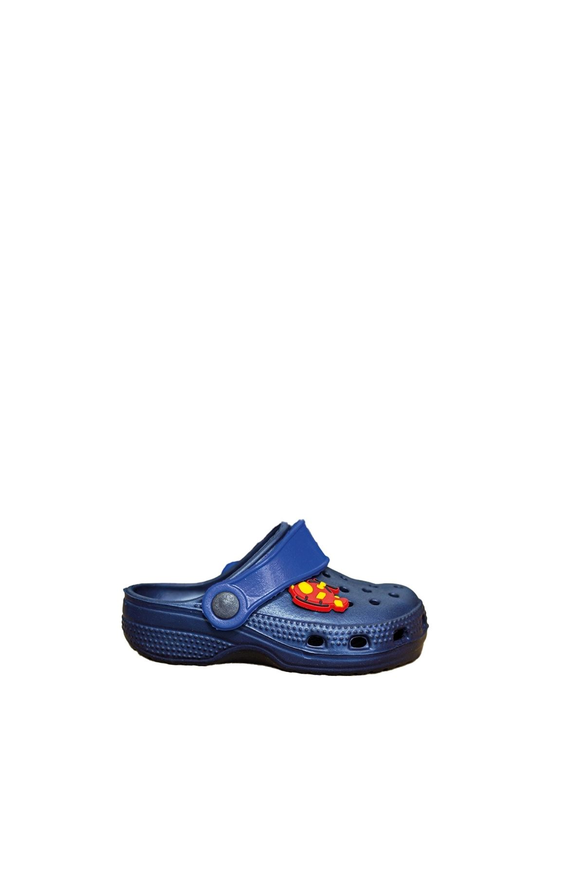 Lacivert Mavi Emojili Ortopedik Unisex Sandalet/Terlik