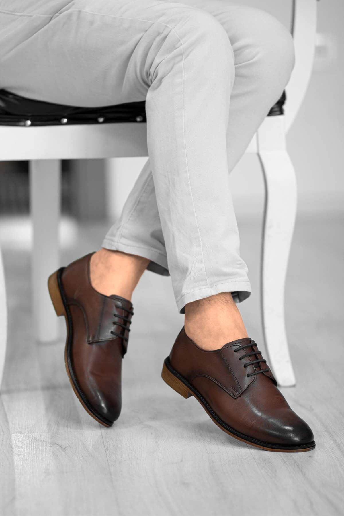 Taba Hakiki Deri Erkek Klasik Ayakkabı