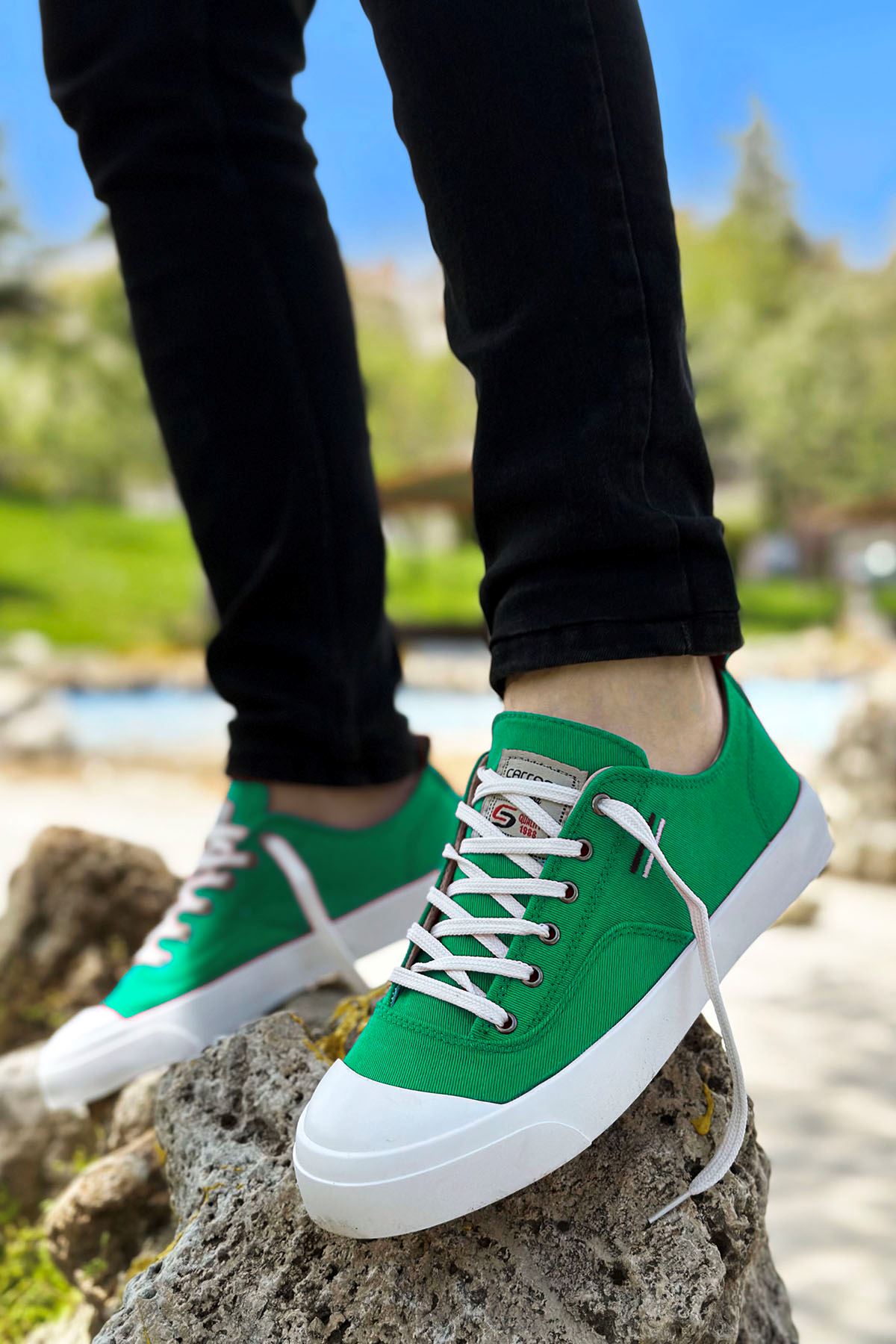 Yeşil Hoops Yazlık Erkek Spor Ayakkabı