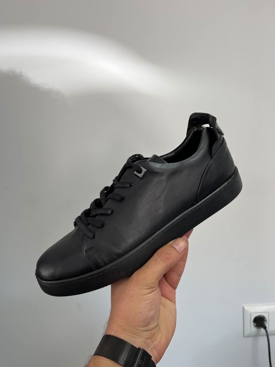 Bağcıklı Siyah Günlük Spor Erkek Ayakkabı -40N