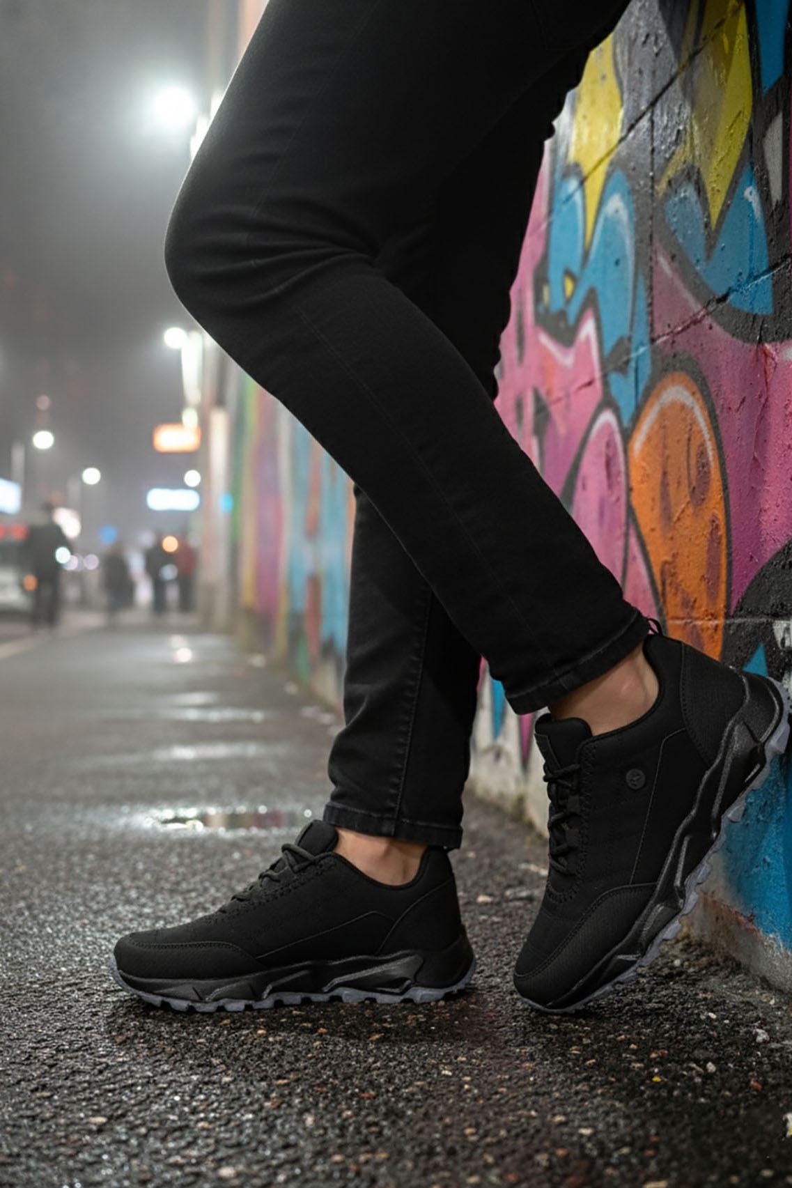 Siyah Outdoor Trekking Erkek Ayakkabı