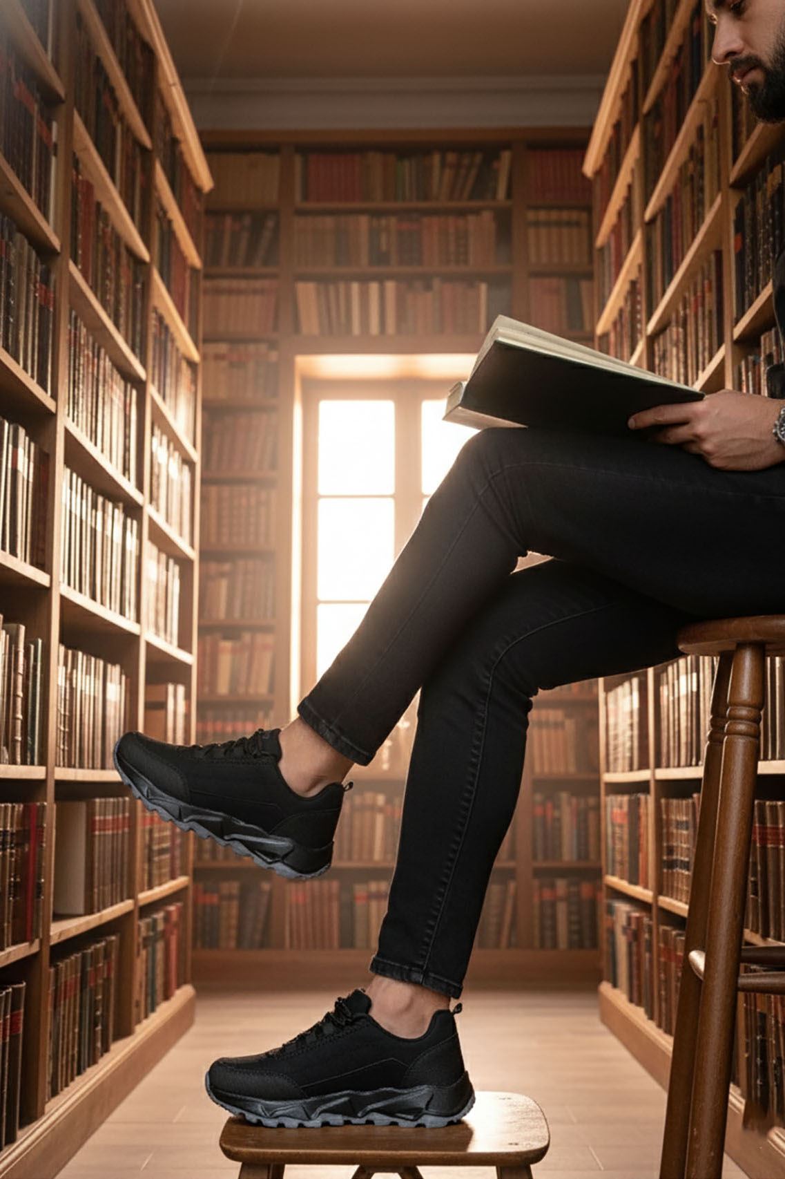 Siyah Outdoor Trekking Erkek Ayakkabı