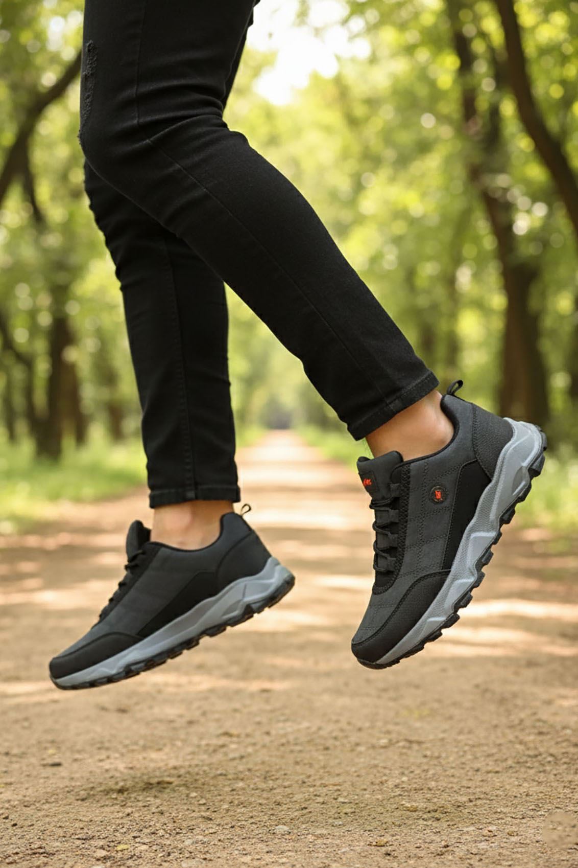 Füme Siyah Outdoor Trekking Erkek Ayakkabı