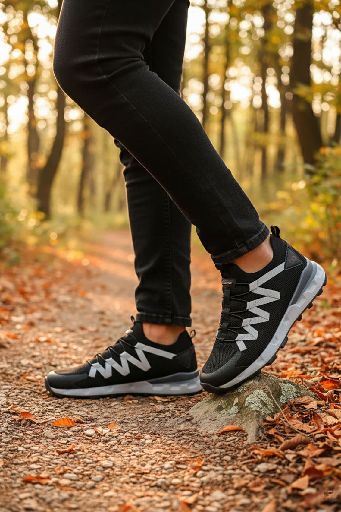 Siyah Gri Erkek Spor Ayakkabı