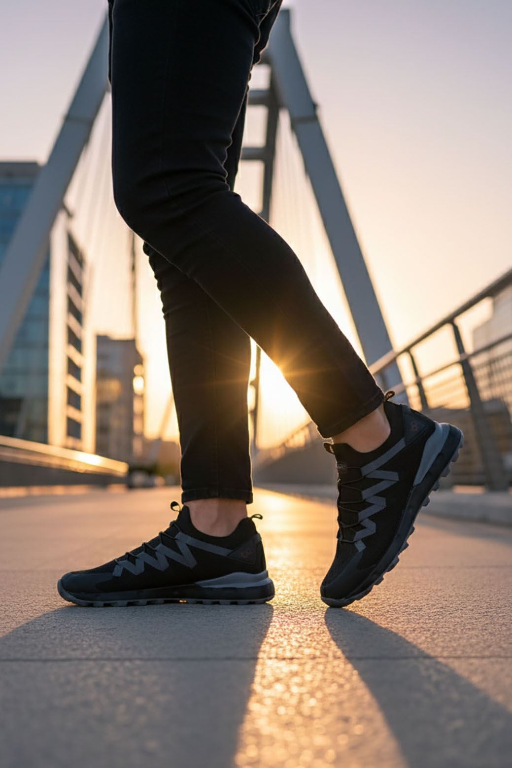 Siyah Füme Erkek Spor Ayakkabı