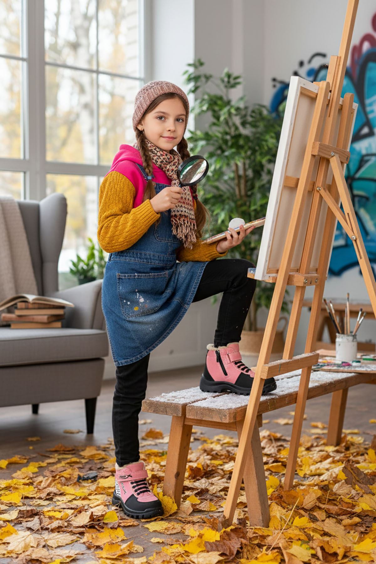 Pembe Unisex Çocuk Bot