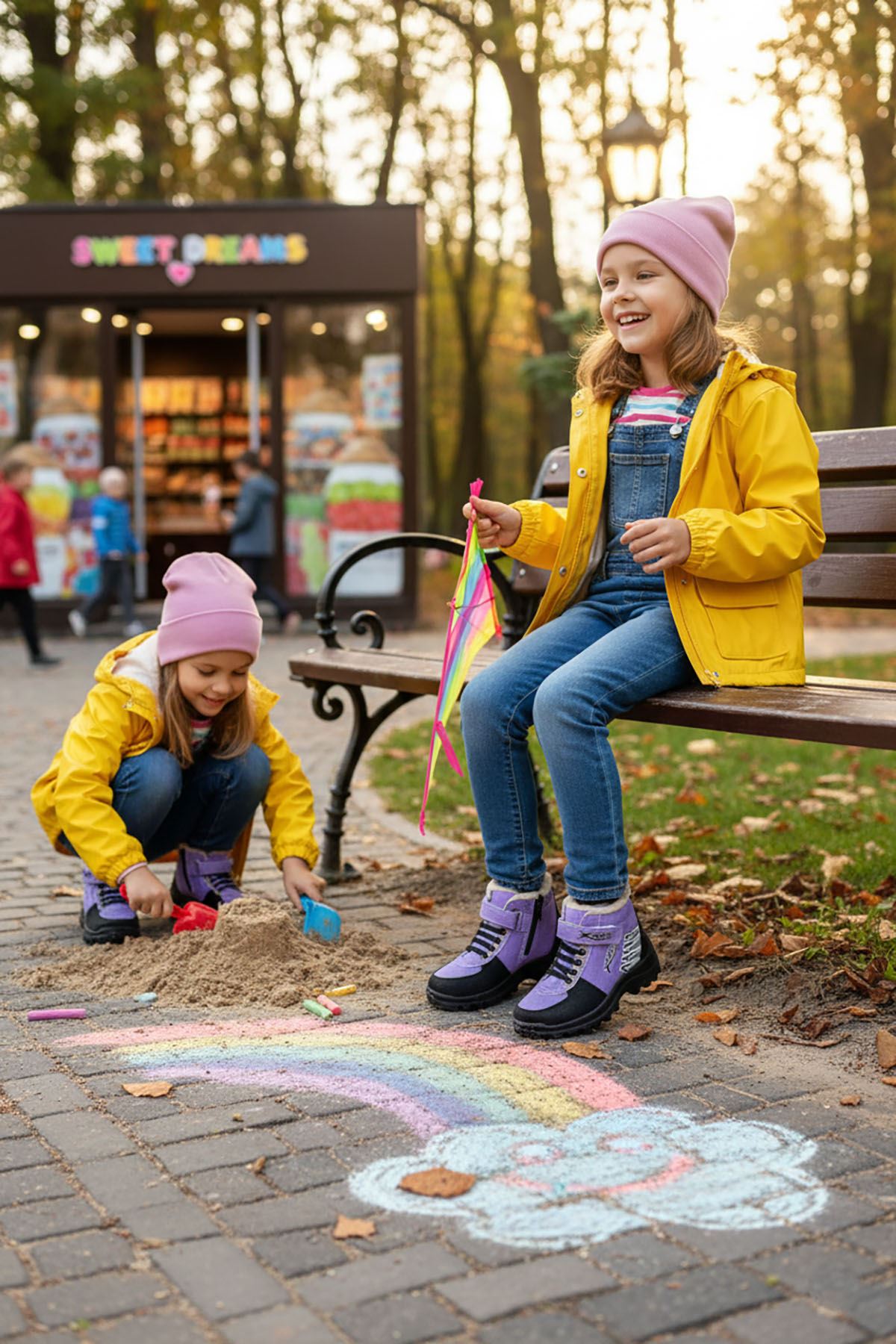 Mor Unisex Çocuk Bot 