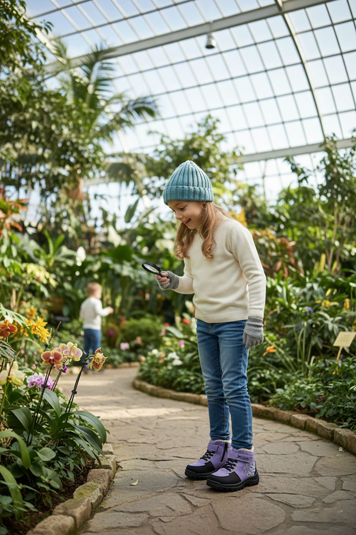 Mor Unisex Çocuk Bot 