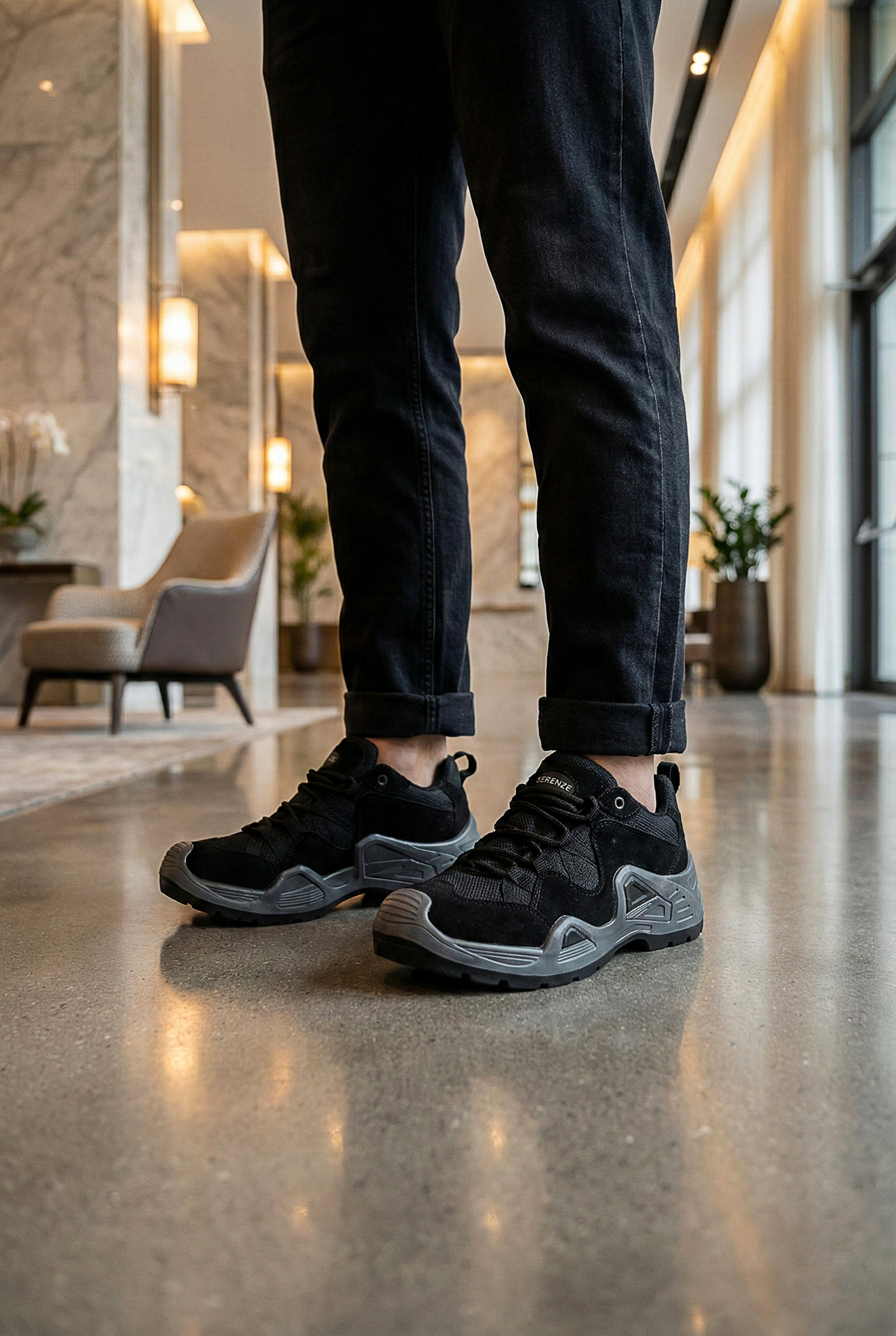 Siyah Füme Low Combat Gtx WaterProof Ayakkabı