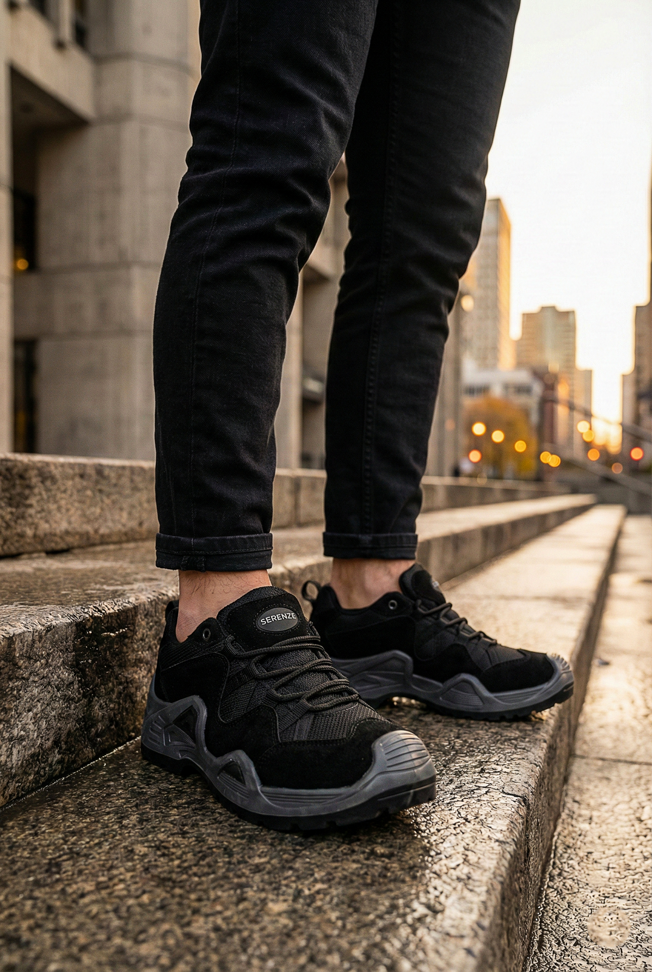 Siyah Füme Low Combat Gtx WaterProof Ayakkabı