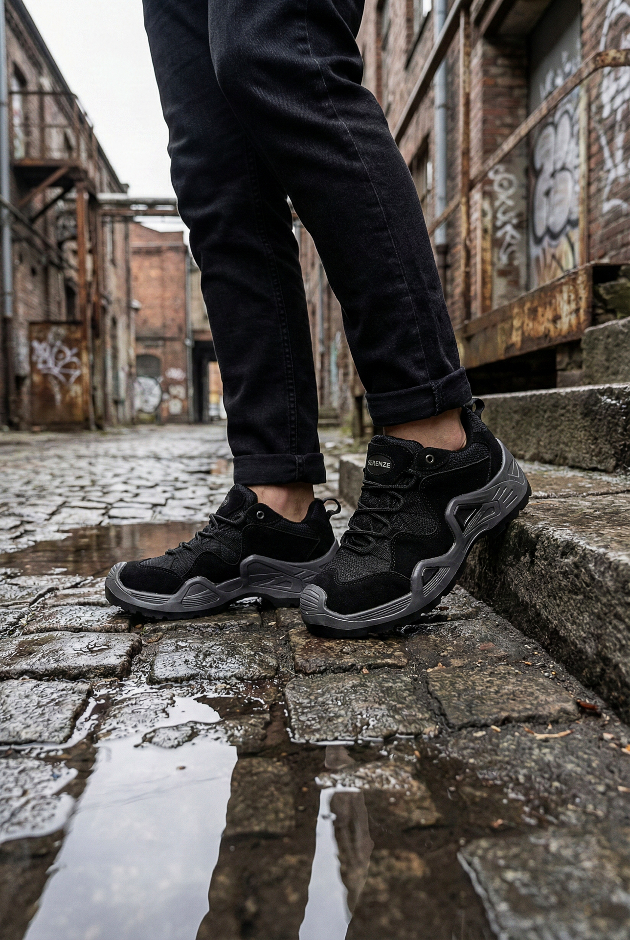 Siyah Füme Low Combat Gtx WaterProof Ayakkabı