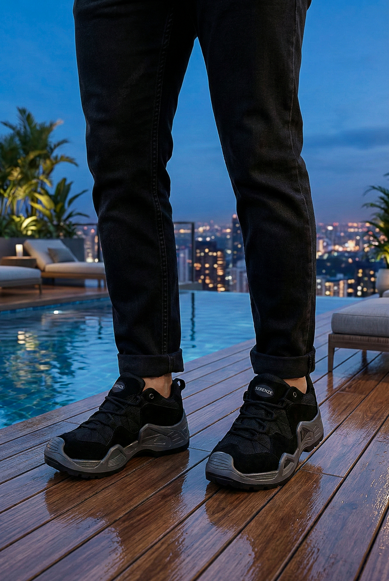 Siyah Füme Low Combat Gtx WaterProof Ayakkabı