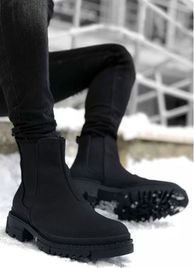 Siyah Chelsea Erkek Bot 