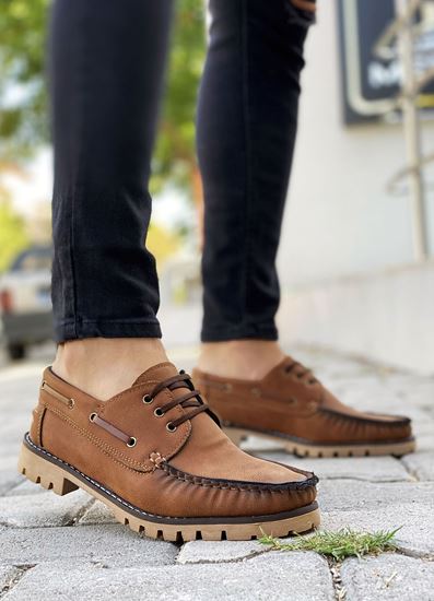 Bağcıklı Taba Erkek Klasik Ayakkabı -