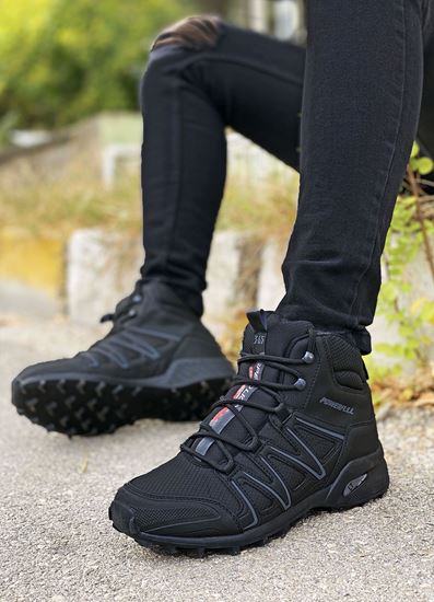 Siyah Outdoor Trekking Erkek Bot -kapalı