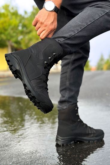 Siyah Hafif Tactical Erkek Postal Bot