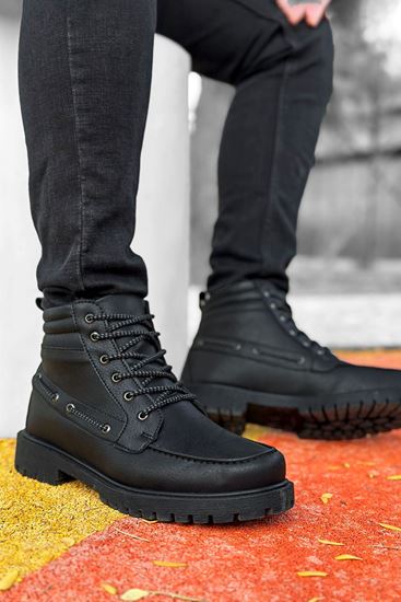 Siyah Retro Erkek Klasik Bot