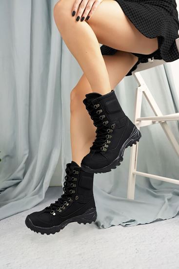 Kadın Siyah Postal Bot