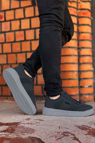 Antrasit Airfull Örme Triko Spor Ayakkabı