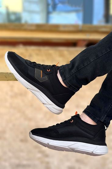 Siyah Beyaz Vision Erkek Spor Ayakkabı