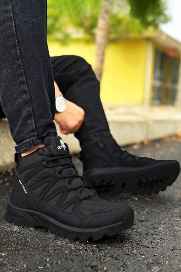 Siyah Street Erkek Outdoor Trekking Bot 