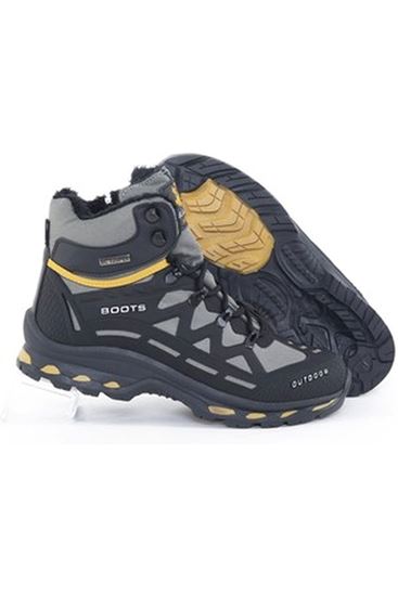 Siyah Buz Outdoor  Su Geçirmez Erkek Trekking Bot 