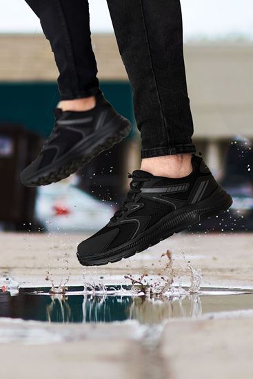 Siyah Runner Erkek Spor Ayakkabı