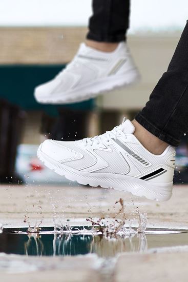 Beyaz Runner Erkek Spor Ayakkabı