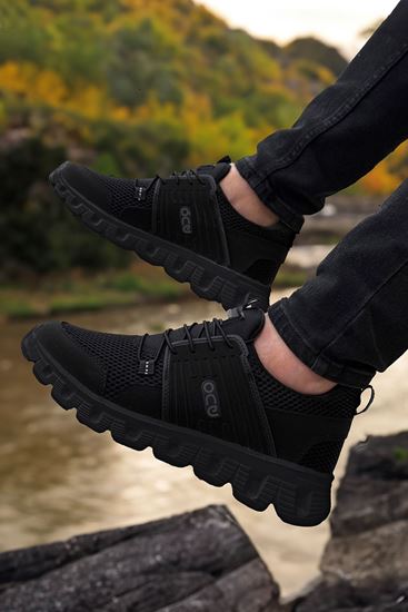 Siyah Cloud Ultra Hafif Erkek Spor Ayakkabı