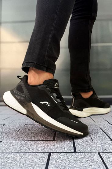 Siyah Premium Erkek Spor Ayakkabı (Dar Kalıptır)