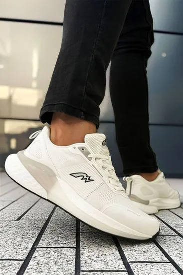 Beyaz Premium Erkek Spor Ayakkabı (Dar Kalıptır)