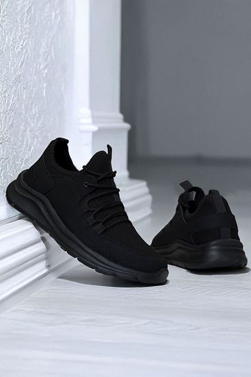 Siyah File Spor Ayakkabı