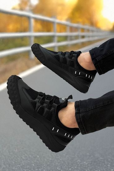 Siyah Yazlık Trekking Erkek Spor Ayakkabı