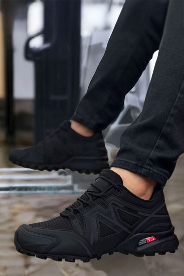 Siyah Füme Cross X  Outdoor Trekking Erkek Ayakkabı