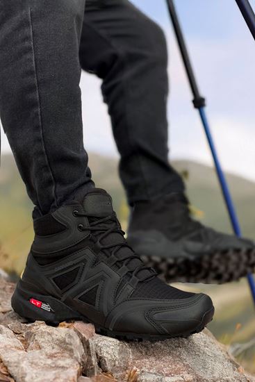 Siyah Füme Cross X Outdoor Trekking Erkek Bot