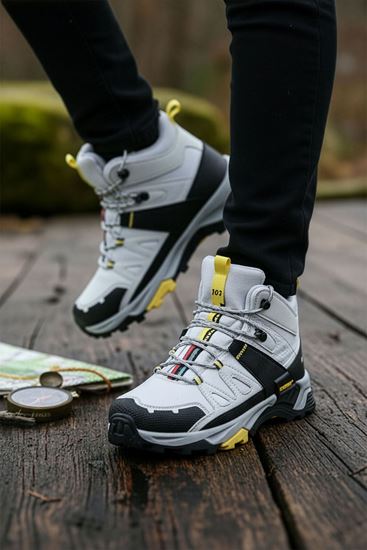 Gri Outdoor Trekking Erkek Spor Bot
