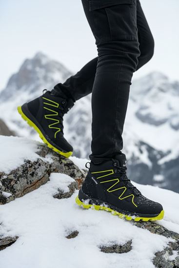 Siyah Sarı Street Erkek Outdoor Trekking Bot 