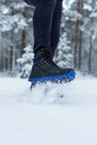 Siyah Mavi Hydro Su Geçirmez Erkek Outdoor Trekking Bot