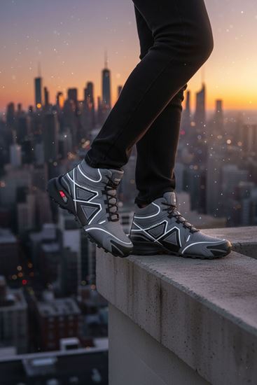 Füme Beyaz Cross X Outdoor Trekking Erkek Bot