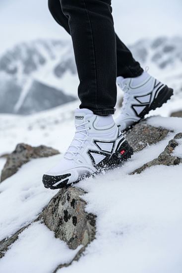 Beyaz Siyah Cross X Outdoor Trekking Erkek Bot