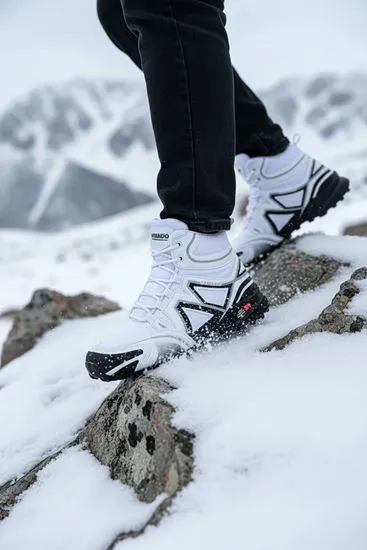 Beyaz Siyah Cross X Outdoor Trekking Erkek Bot