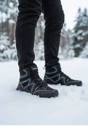 Siyah Füme Cross X Outdoor Trekking Erkek Bot