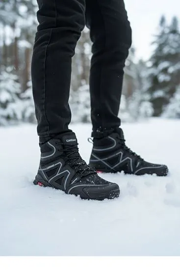 Siyah Füme Cross X Outdoor Trekking Erkek Bot