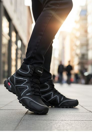 Siyah Füme Cross X Outdoor Trekking Erkek Bot