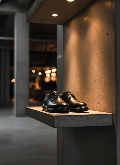 Klasik Model Deri Tarz Bağcıklı Siyah Erkek Ayakkabı 