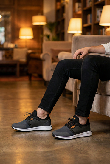 Gri Motion Erkek Spor Ayakkabı