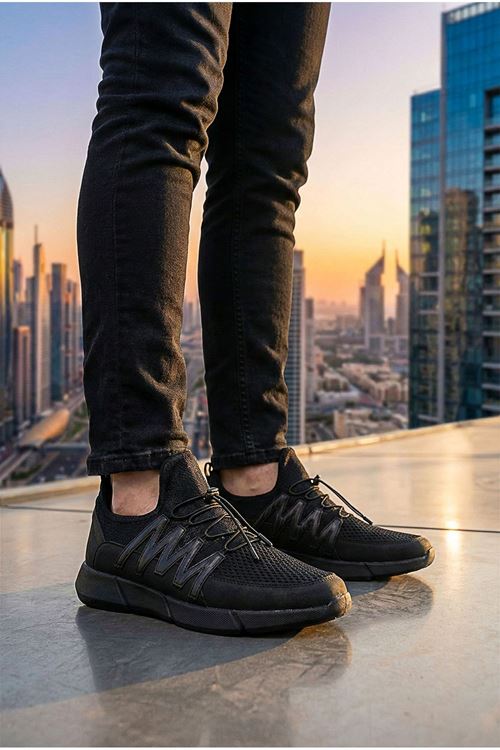 Siyah Wave Erkek Spor Ayakkabı