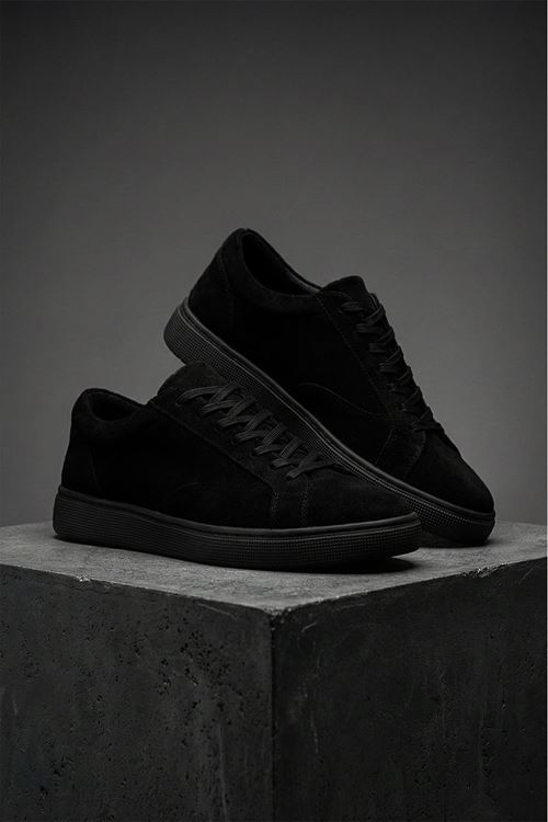 Siyah Süet Luxor Erkek Ultra Hafif Erkek Casual Ayakkabı